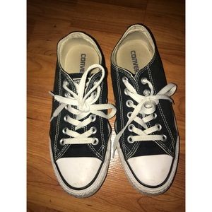 Low Rise Black Converse All Star